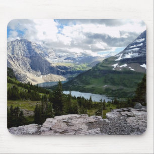 Mousepad Parque Nacional do Glacier do Lago Oculto em Monta