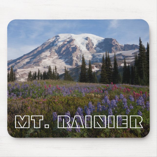 Mousepad Parque Nacional do Monte Rainier, Monte Rainier 3 (Frente)