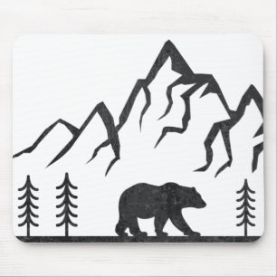 Mousepad Parque Nacional do Vintage Grand Teton Wyoming Mou