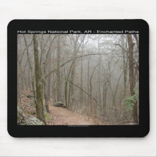 Mousepad Parque Nacional dos Primaveras Quentes, AR - Traço