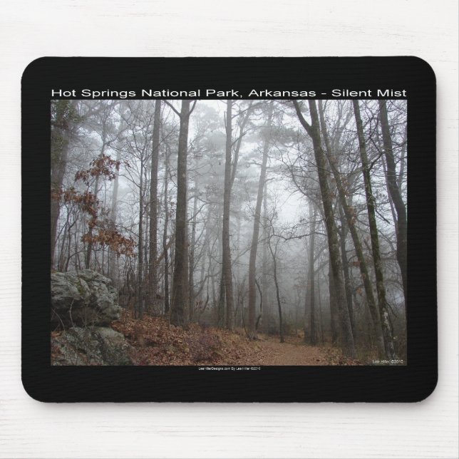Mousepad Parque Nacional Hot Springs, AR Presentes Silent M (Frente)