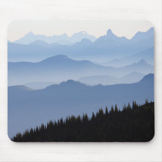 Mousepad Parque Nacional Monte Rainier| Montanhas Cascade (Frente)