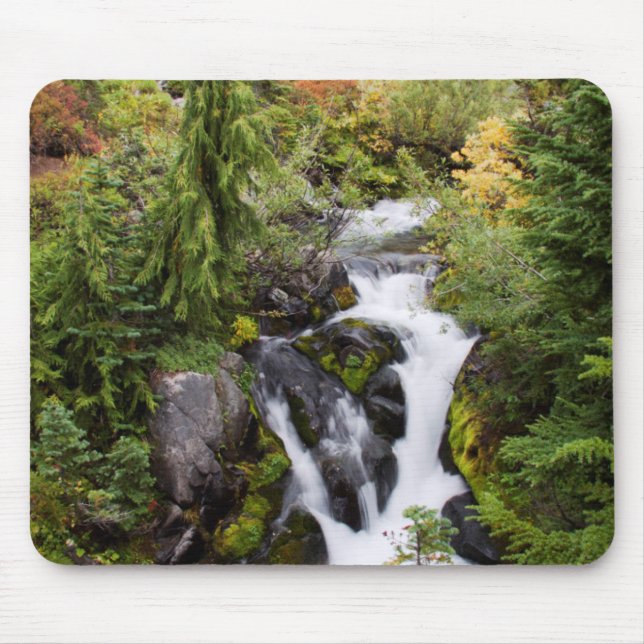 Mousepad Parque Nacional Mount Rainier, riacho de outono (Frente)