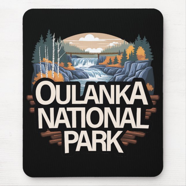Mousepad Parque Nacional Oulanka Finlândia (Frente)