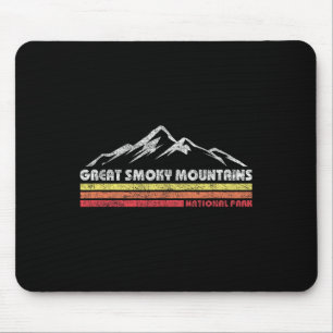 Mousepad Parque Nacional Retro Great Smoky Mountains Mascul
