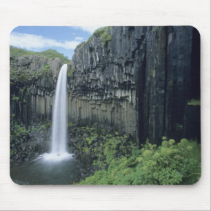 Mousepad Parque Nacional Skaftafall, Cascata de Svartifoss,