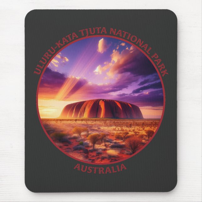 Mousepad Parque Nacional Uluru-Kata Tjuta, Austrália (Frente)