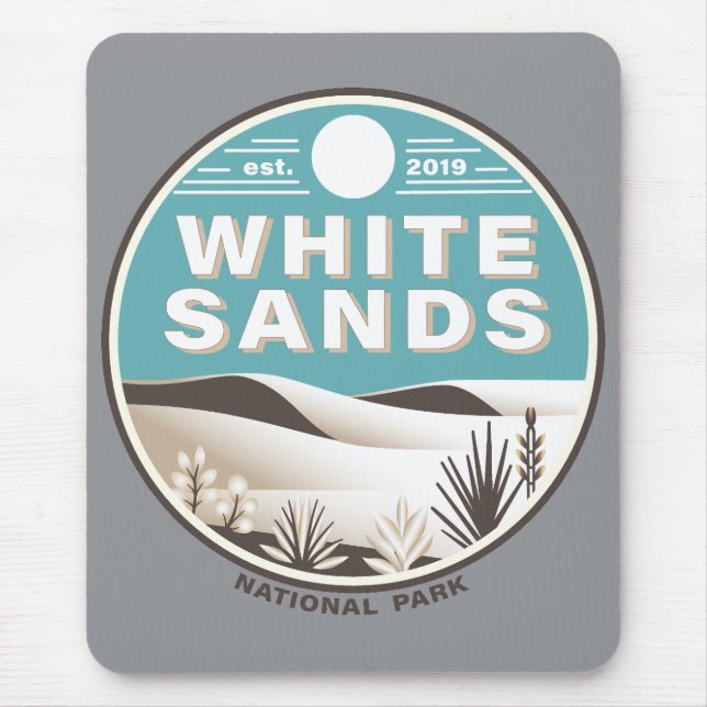Mousepad Parque Nacional White Sands (Frente)