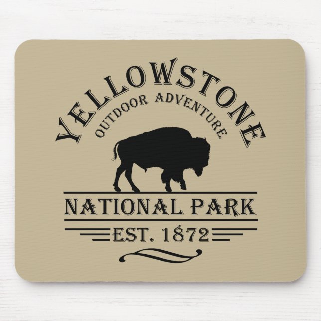 Mousepad Parque nacional Yellowstone (Frente)