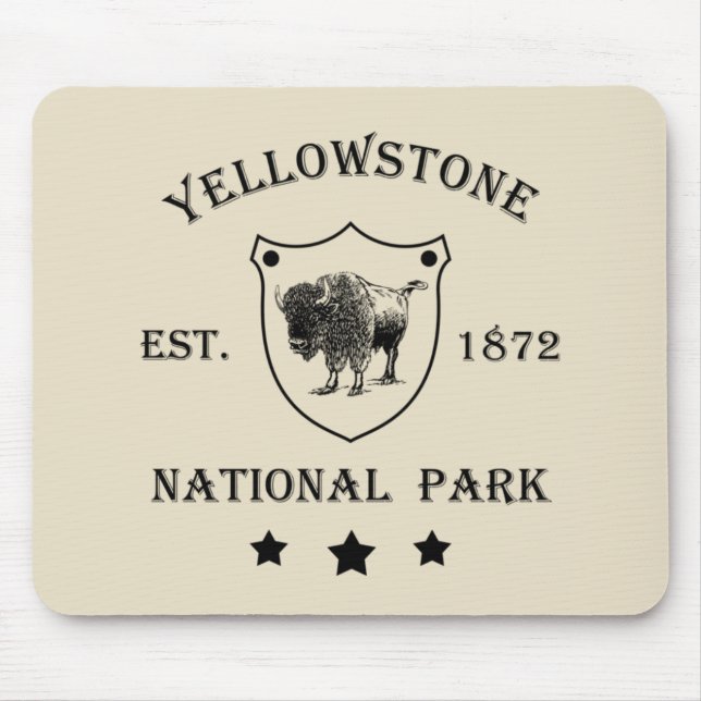 Mousepad Parque nacional Yellowstone (Frente)