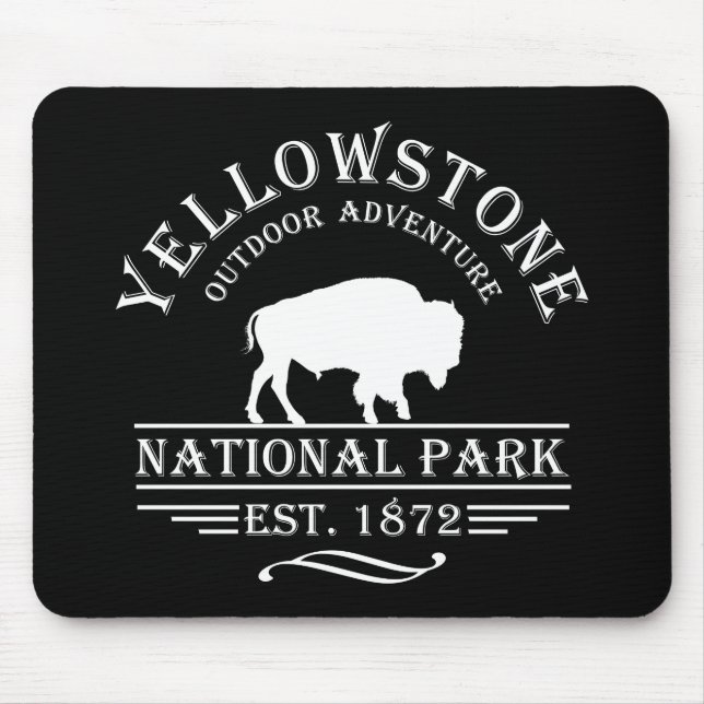 Mousepad Parque nacional Yellowstone (Frente)