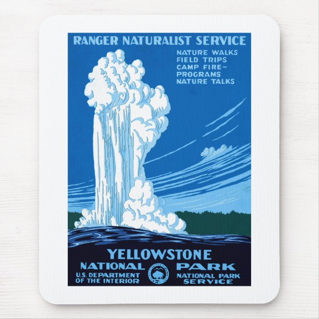 Mousepad Parque Nacional Yellowstone (Frente)