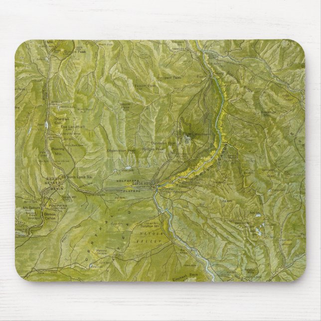 Mousepad Parque Nacional Yellowstone (Frente)
