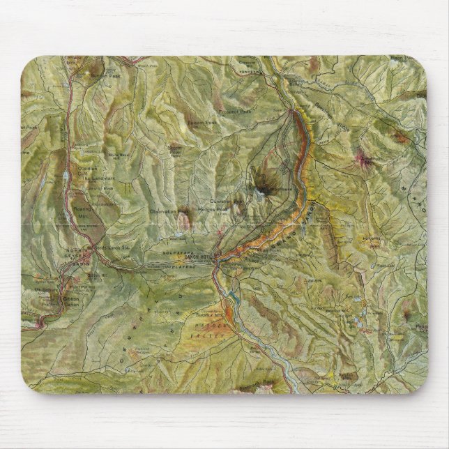 Mousepad Parque Nacional Yellowstone 2 (Frente)