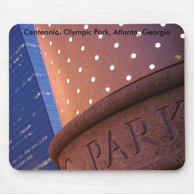 Mousepad Parque olímpico centenário, Atlanta Geórgia (Frente)
