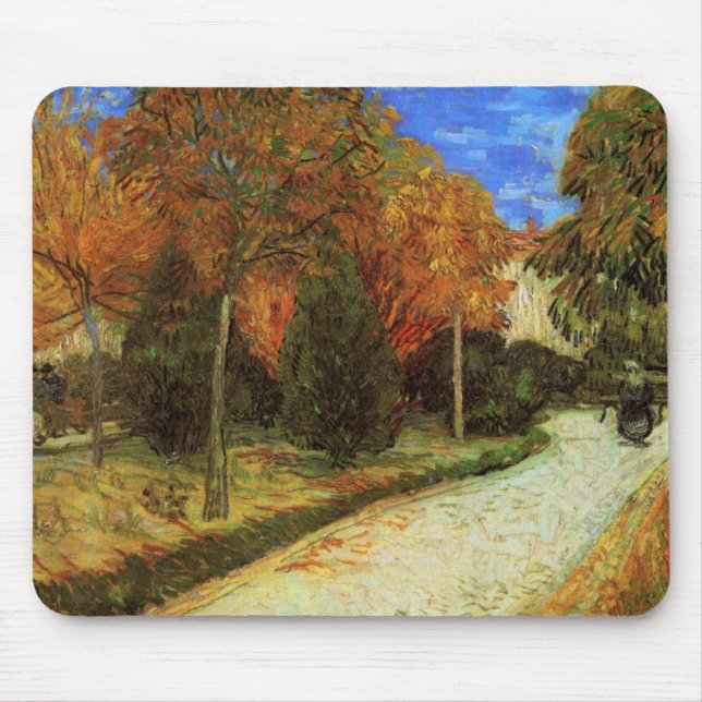 Mousepad Parque Público de Arles por Vincent van Gogh (Frente)