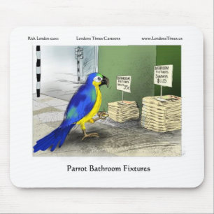 Mousepad Parrot Bathroom Fixtures Tees Mugs Cards Gifts