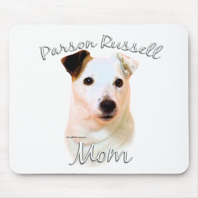 Mousepad Parson Russell Terrier (suave) Mãe 2 (Frente)