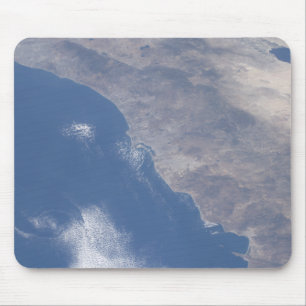 Mousepad Parte de Califórnia do sul como visto do espaço