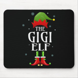 Mousepad Parte de Natal do Grupo de Família Gigi Elf Xmas