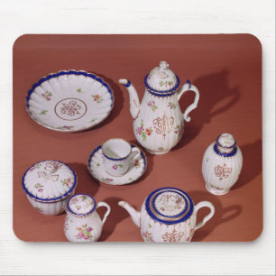 Mousepad Parte de um serviço de chá monogrammed de