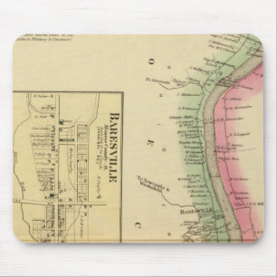 Mousepad Parte superior do rio Ohio e do vale