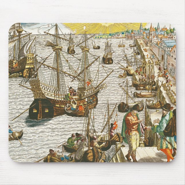 Mousepad Partida de Lisboa para Brasil (Frente)