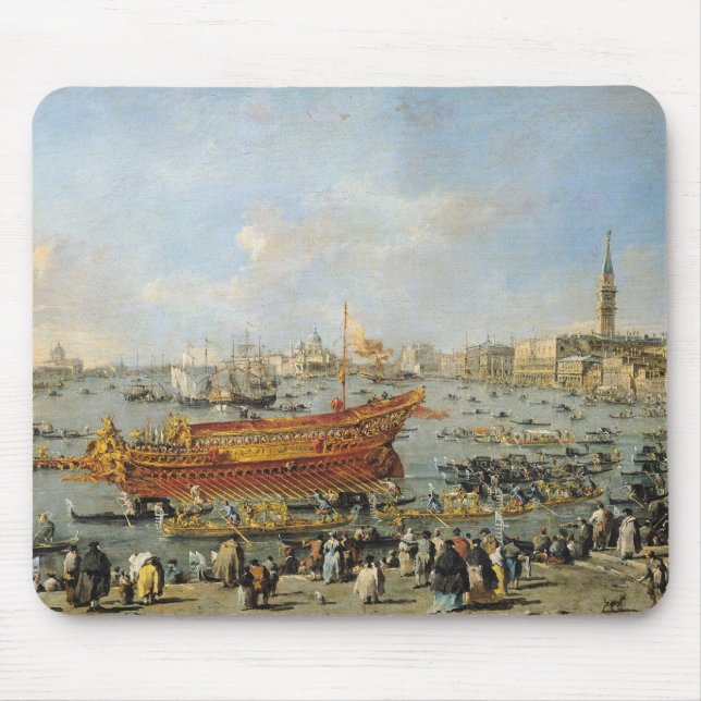 Mousepad Partida do "Bucentaur" para o Lido (Frente)