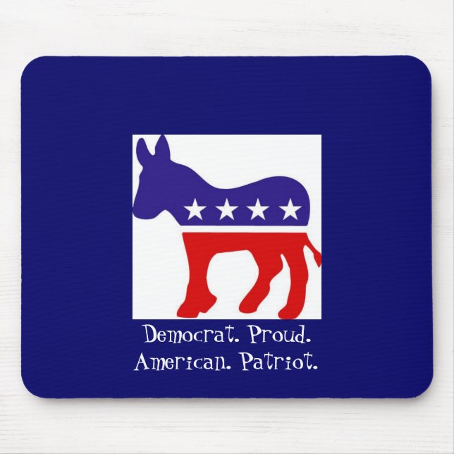Mousepad Partido Democrata Donkey (Frente)