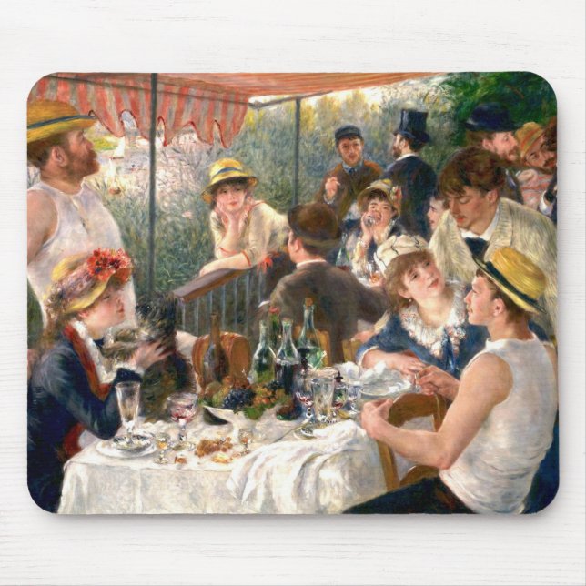 Mousepad Partido do Barco Renoir French Luncheon (Frente)