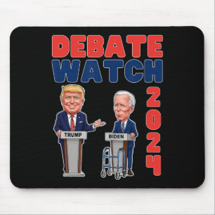 Mousepad Partido dos Observadores 2024 - Trump Biden - Pres