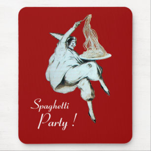Mousepad PARTIDO ESPAGHETTI ITALIANO KITCHEN, vermelho REST