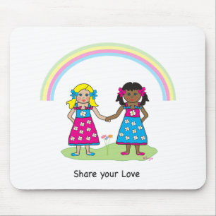 Mousepad Partilhar o Amor - Igualdade para Todos