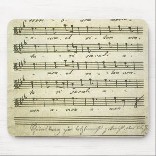 Mousepad Partitura Antiga, Partitura Musical Antiga 1810