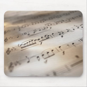 Mousepad Partitura detalhada