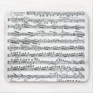 Mousepad Partitura para a insinuação 'a Egmont