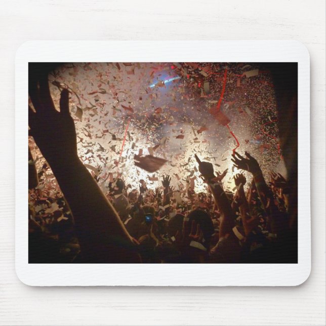 Mousepad Partying da multidão (Frente)