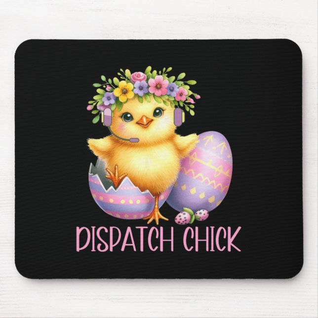 Mousepad Páscoa 911 Dispatcher Gift Police Dispatch Thin Go (Frente)