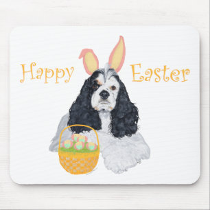 Mousepad Páscoa Americana do Cocker Spaniel