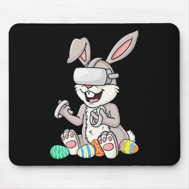 Mousepad Páscoa Bunny Gamer Ovos Diversos Jogo Toddler Boys (Frente)