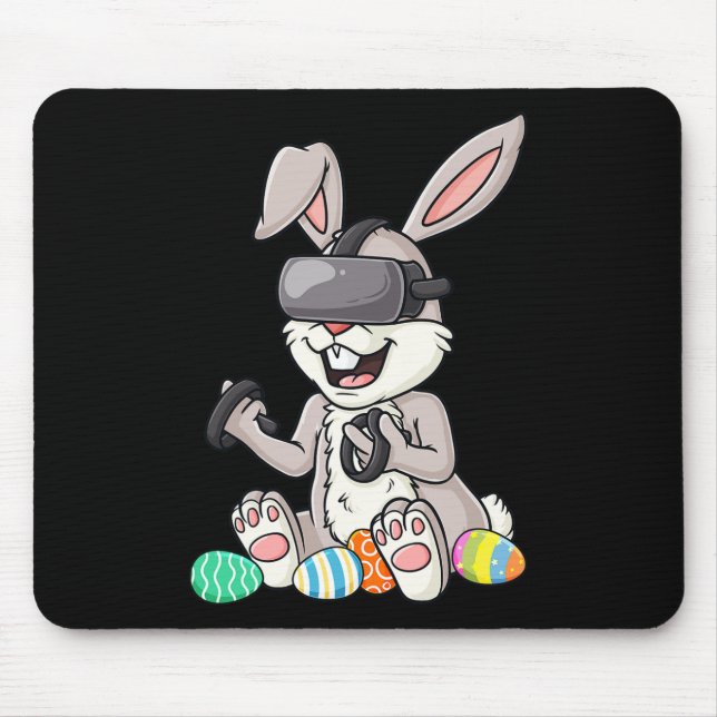Mousepad Páscoa Coelhinhos Brincadeiras Ovos Jogo Jovens Ra (Frente)