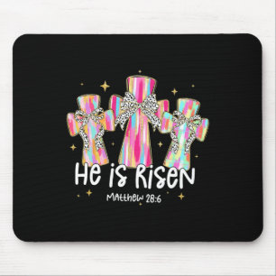 Mousepad Páscoa Cristã Ele É Bíblia De Arco De Coquetes Ris