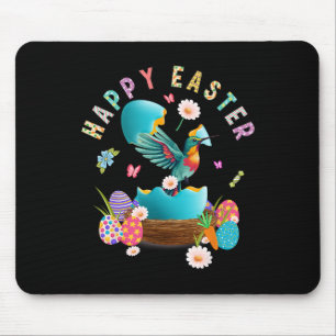 Mousepad Páscoa de caça ao ovo, Felz pascoa, Hu