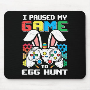 Mousepad Páscoa De Jogadores Garoto Que Parei Meu Jogo Para