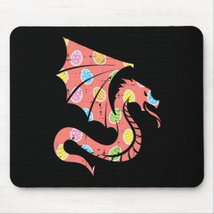 Mousepad Páscoa Dragão Ovos Caçando Mulheres Meninas Crianç