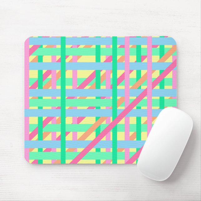 Mousepad Páscoa Linhas Cruzadas (Com mouse)