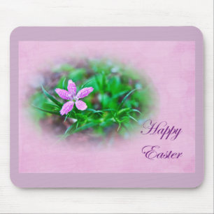 Mousepad Páscoa Saudações Depford Pink Wildflower