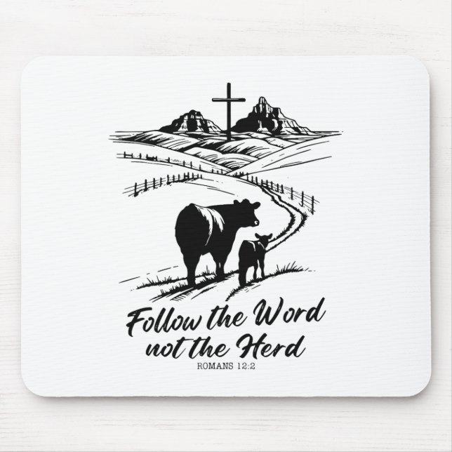 Mousepad Páscoa Seguir A Palavra Não Os Herd Romans 122 (Frente)