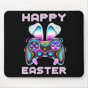 Mousepad Páscoa Video Game Controller Engraçado Gamer Boys