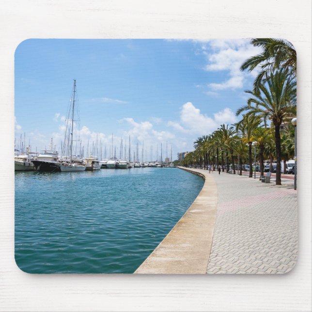 Mousepad Paseo maritimo - Palma de Maiorca, Espanha (Frente)